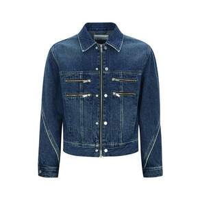 [국내정품] 언지미크 트래커 재킷 BIKER DENIM JACKET (DEEP BLUE) 174898