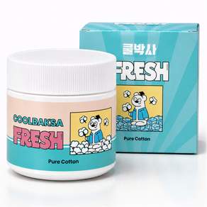 쿨박사 FRESH 고체 탈취제 실내 홀애비 화장실 냄새 악취제거 퓨어코튼