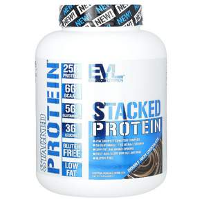 EVLUTIONNUTRITION 스택드 프로틴 더블 리치 초콜릿 맛