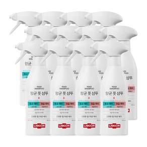 애경 랩신 항균 풋 샴푸 모이스처 블랑 코튼향 410ml 12개 보습케어 발씻기 발냄새