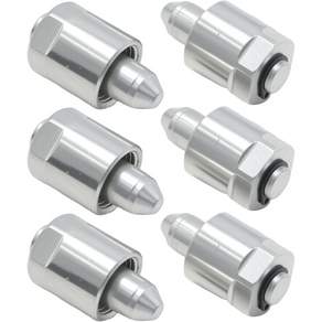6Pcs 18mm 연료 인젝터 블록오프 툴 캡쉐보레/GMC Duramax 6.6L 2006-2011용 커민스 6.7L 2007-2018용닷지용