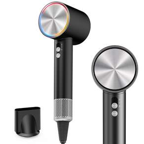 TROKY 헤어 드라이기 고출력 파워풍량 초고속 BLDC 모터 110000rpm 1600W 저소음 가정용 휴대용 드라이어 3모드