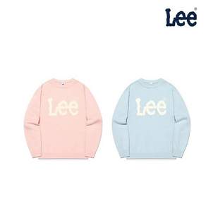 [백화점 상점] Lee 키즈 스탠다드핏 빅로고 니트 풀오버 LK2504KT21