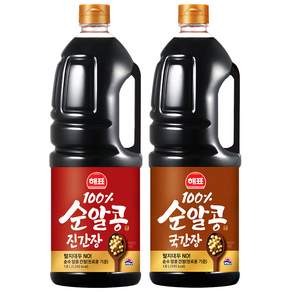해표 순알콩 진간장 1.8L+순알콩 국간장 1.8L