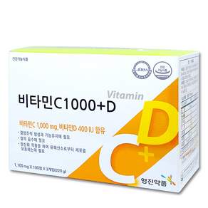 영진약품 비타민C 1000mg 플러스비타민D 비타민씨 비타민디 영양제