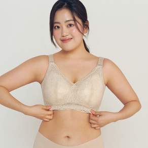 리아모르 미니마이저 노와이어 빅사이즈 데일리 브라