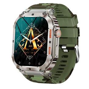 RichMagic K57PRO 1.96인치 아웃도어 방진 스마트워치 블루투스통화 음성비서 GPS IP68 방수 스포츠워치 49mm