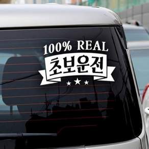 디디디디샵 운전자 표시 차량 데칼 초보스티커 차량인테리어소품 자동차스티커