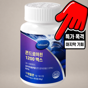 상어연골 콘드로이친 1200 60정 2개