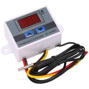 220V 디지털 LED 온도 컨트롤러 10A 온도 조절기 제어 스위치 디지털 디스플레이 인큐베이션 컨트롤러