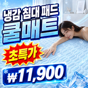 하루모음 시원한 아이스 여름 냉감 침대 패드 쿨매트
