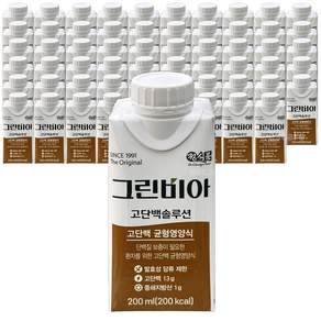 그린비아 단백질 보충이 필요한 환자를 위한 고단백 균형영양식
