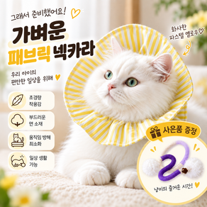 [speedmong] 목편한 초경량 시야 확보 반려동물 편안한 넥카라 고양이 강아지 깔대기 중성화