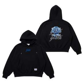 STIGMA youth ROSE HOODIE BLK