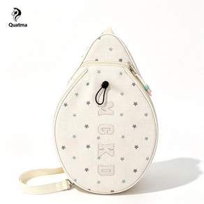 Quatma배드민턴 슬링백 가방 남녀 공용 2단 라켓백 추천 용품 크로스백