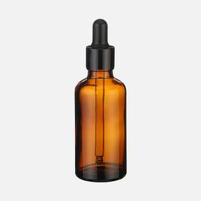 향수용기 블랙유광 뚜껑 스포이드 브라운 공병 50ml 25개