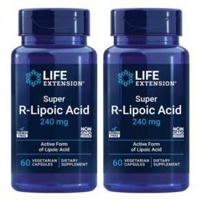 라이프익스텐션 슈퍼 R-리포익 애시드 240mg 베지테리안 캡슐
