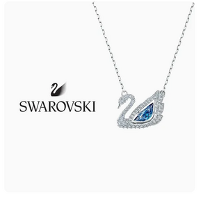 스와로브스키 SWAROVSKI 주얼리 DAZZLING SWAN 블루스완 로듐 플래팅 목걸이 5533397
