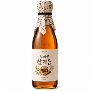 맛바른 저온압착 통참깨 참기름