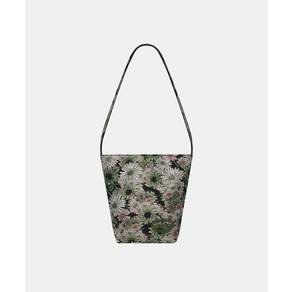 EPINGLER FLOWER JACQUARD BASKET TOTE MINI BAG - BLACK