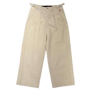 WASHED TAPERED PANTS BEIGE
