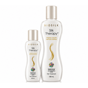 실크테라피 오리지널 골든 앰플 헤어에센스 180ml+60ml