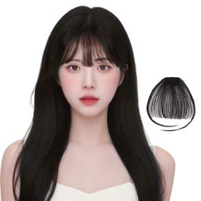 오비안 볼륨 시스루뱅 헤어피스 앞머리 가발