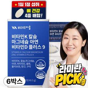 비타민마을 비타민K 칼슘 마그네슘 아연 비타민D 플러스 9