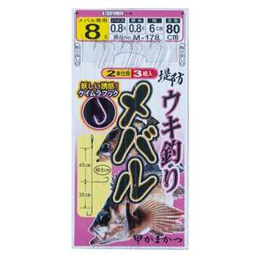 가마 카츠 (Gamakatsu) 제방 메발 케임 라우키 낚시 장비 M178 10-1.5