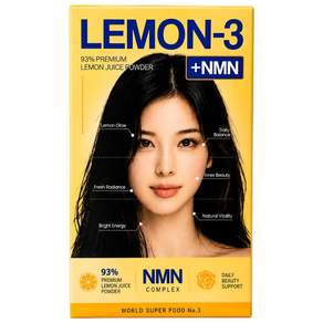 [공식] 레몬3 레몬쓰리 LEMON3 NMN 고체 레몬즙 정 식약처 안전제조인증