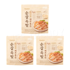 피코크 제주흑돈 순살 족발 수량 옵션 냉동