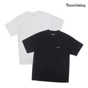네이머 클로딩 2팩 릴렉스드 티셔츠 (NC2402STE1BW)