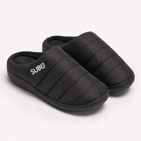 스부 다운 기모 패딩 슬리퍼 블랙 SUBU BLACK