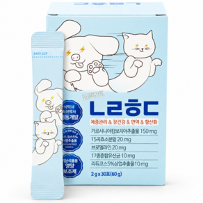날렵하댕 강아지 고양이 장건강 체중 면역 항산화 다이어트 특허 유산균