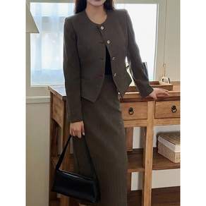 헤레이스 라운드 샌드릭 자켓 YMSH26FW081