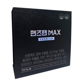 맨즈텐맥스 쏘팔메토 남성건강기능식품 옥타코사놀 전립선건강