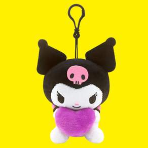 산리오 하트 봉제인형 가방고리 13cm
