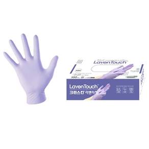 코레카 니트릴장갑 크린스킨 라벤케어 L