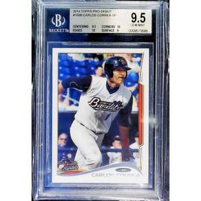2014년 탑스 프로 데뷔 SP 100B 카를로스 코레아 쿼드 시티 리버 밴딧 BGS 9.5 젬 민트 SER0009575686