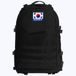 군화와고무신 가방 40L + 태극기 밀리터리 남자 학생 출타 배낭 데일리 여행 등산