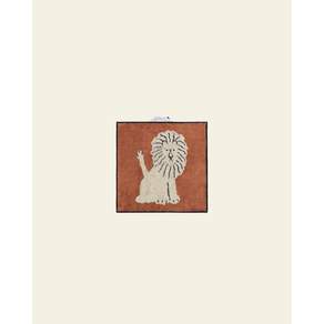 WARMGREY TAIL Lion Hand Towel - Cream
