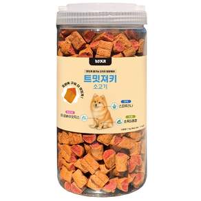 바이케이알 트밋져키 소고기 3가지 영양 강아지 간식 노즈워크