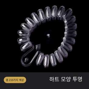 네일차트 아트판 칼라 원형 컬러차트 물결