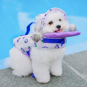 위니즈 젤리빈 펫 구명조끼 강아지 물놀이 턱받이