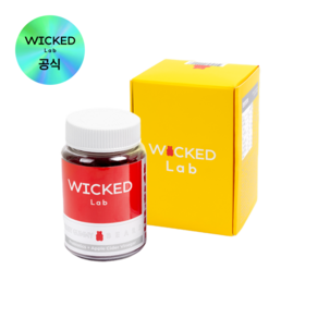 위키드랩 루비구미베어 LIGHT 40구미 1병 식물성 프리바이오틱스 애사비젤리