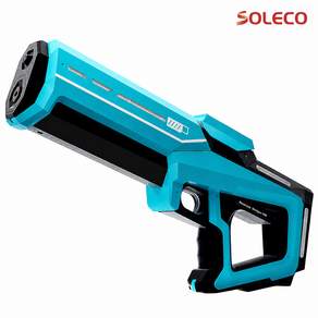 SOLECO [2026년 신제품] 대용량 전동 물총 자동흡수 배터리 2개 수경 세트 워터밤 워터건 / 여름 물놀이 장난감