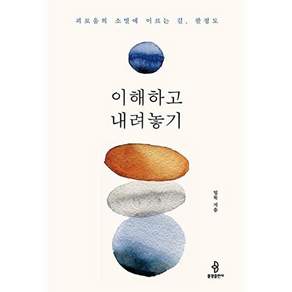 이해하고 내려놓기 : 괴로움의 소멸에 이르는 길 팔정도