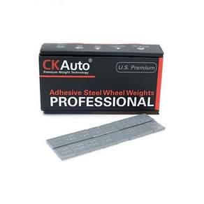 CKAuto 14oz 0.25oz 회색 접착 스틱 온 휠 웨이트 이지필 타입. 자동차 트럭 SUV 오토바이 로우 프로파일 60온스박스 미국 OEM 품질 240개