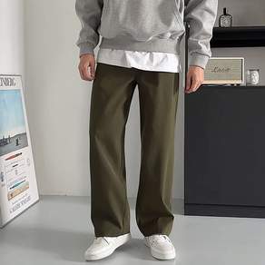 치트키 펄스 탄탄 세미와이드 밴딩 팬츠