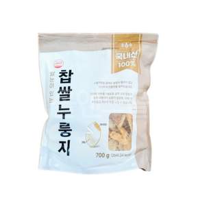 쌀 눈이 있는 찹쌀 누룽지(국내산) 700g